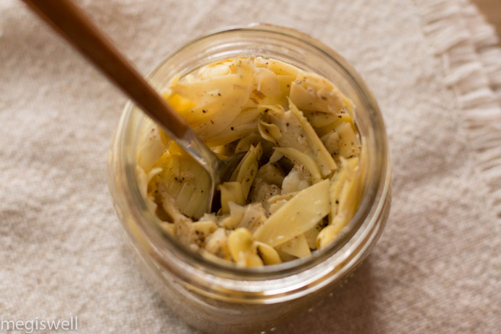 Marinated Artichokes for Artichoke and Jalapeño Cheese Dip www.megiswell.com