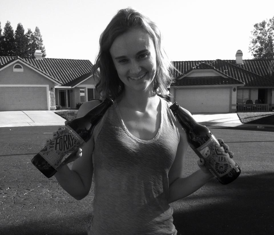 Me posing with some beers a friend gave to my family. I chose this picture because it always makes me feel slightly uncomfortable. I was still recovering from my hospital stay and was 105.