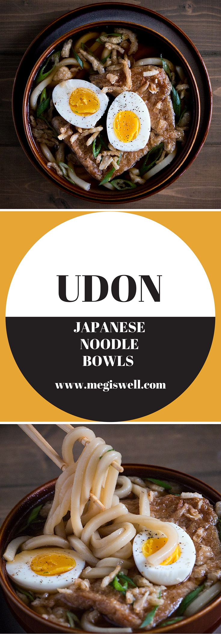 Udon is a simple combination of fat bouncy noodles and broth made from dried kelp and dried smoked tuna that creates a fast and easy meal full of umami flavor. 