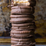 Ritz Cracker Chocolate Peanut Butter Cookies are the perfect combo of creamy peanut butter, milk and white chocolate, and butterscotch chips. These freezer cookies are great for making ahead of the busy holiday season but they disappear quickly! | www.megiswell.com