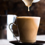 This Chocolate Liqueur Maple Peanut Butter Latte is a great after dinner digestif drink. The sweet maple and peanut butter syrup and chocolate liqueur pair extremely well with espresso or strongly brewed coffee, and creates the sweet end that every meal needs. This post is sponsored by Drizly. | www.megiswell.com