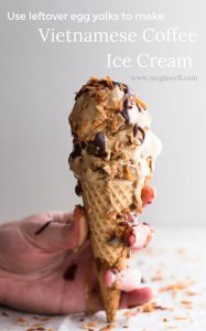 Lots of coffee with chicory and some sweetened condensed milk make this Vietnamese Coffee Ice Cream taste exactly like you’re eating the delicious drink. | www.megiswell.com