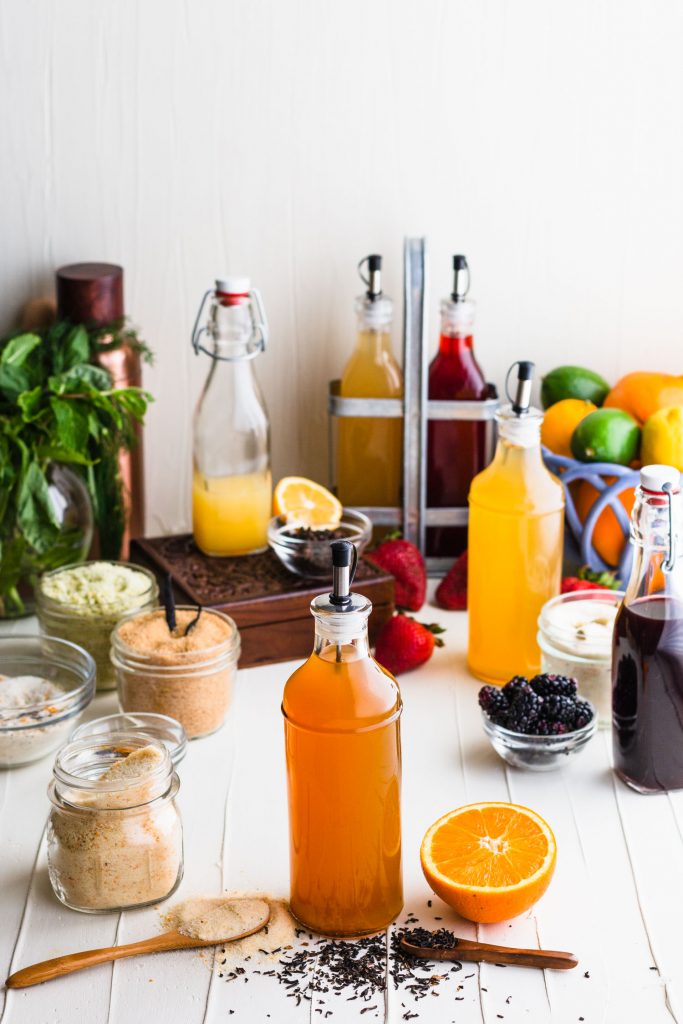 Orange Shrub Recipe with Yunnan Tea and Szechuan Peppers