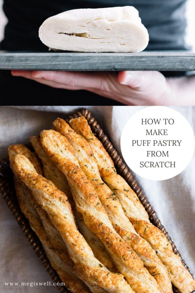This Puff Pastry Tutorial will have you making puff pastry from scratch in no time. | How to make puff pastry | Recipe + Step by step video | Puff Pastry Tutorial Checklist | www.megiswell.com