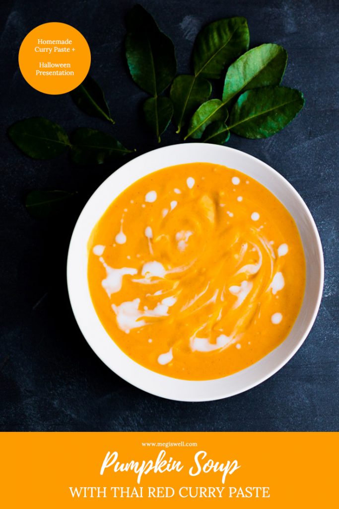 Pumpkin Soup with Thai Red Curry Paste - Meg is Well