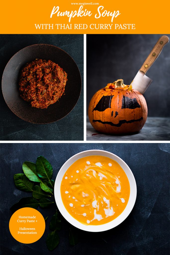 Pumpkin Soup with Thai Red Curry Paste - Meg is Well
